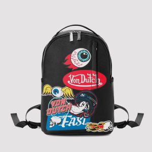 Von Dutch Sticker Logo Backpack
