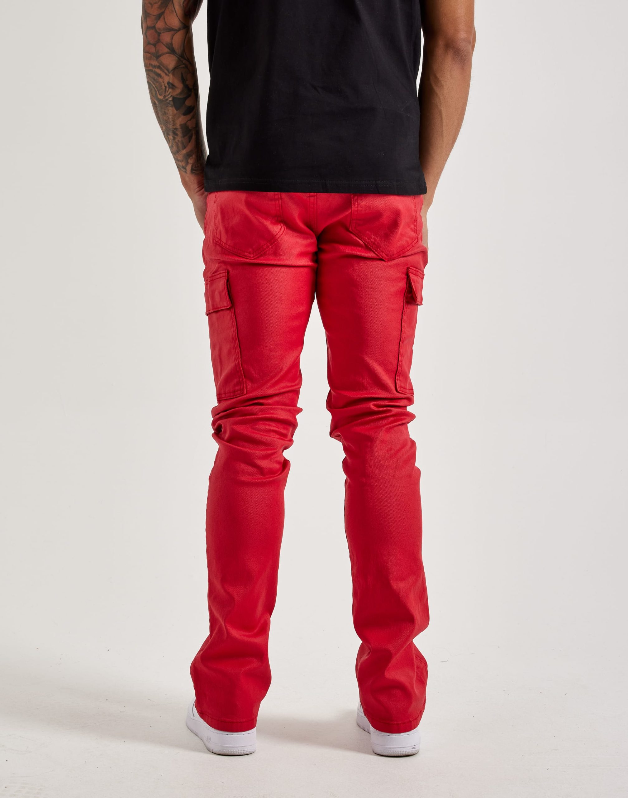 WAIMEA Stacked Coated Cargo Pants - Image 4