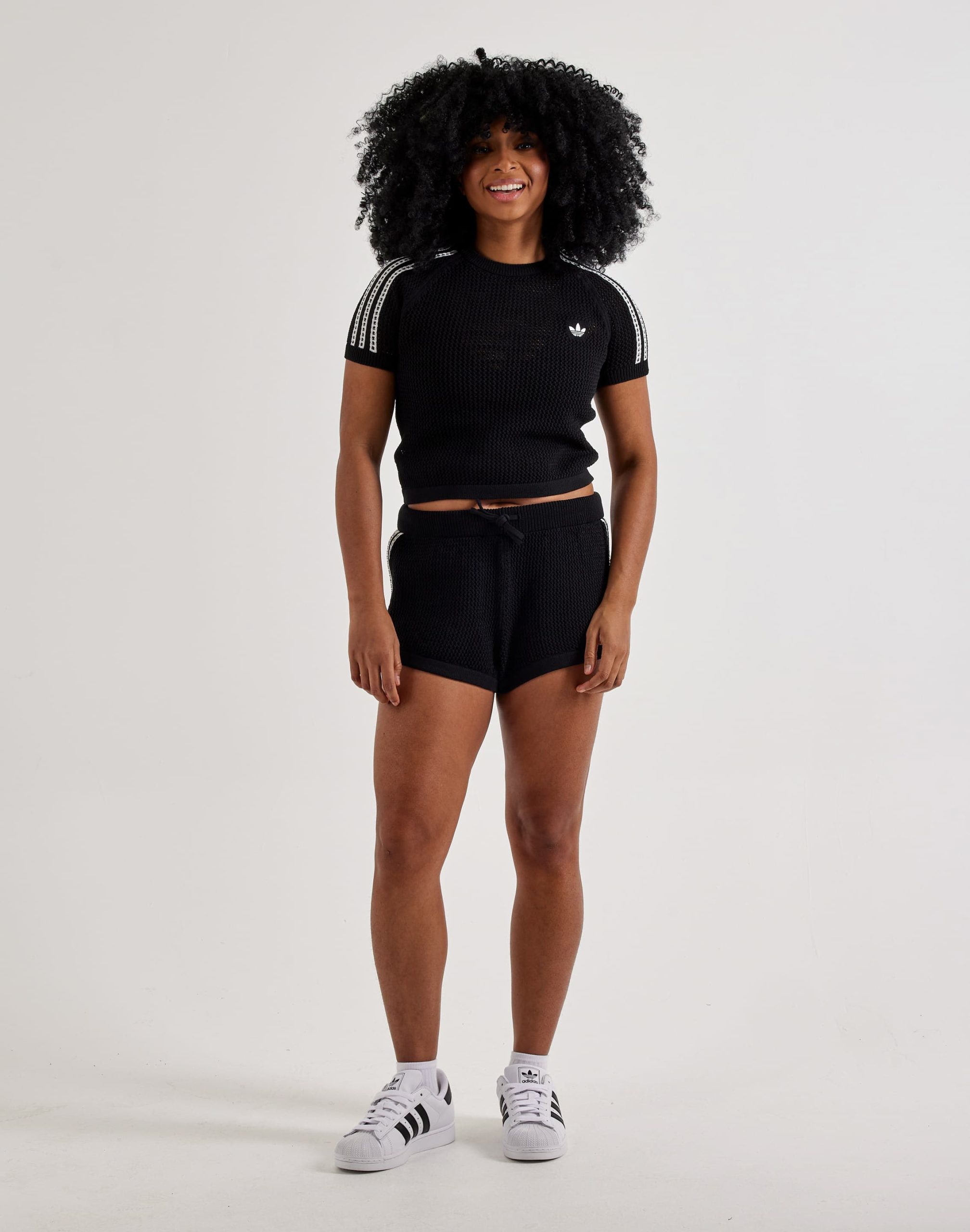 Adidas Knitted Crochet Cali Tee - Image 4