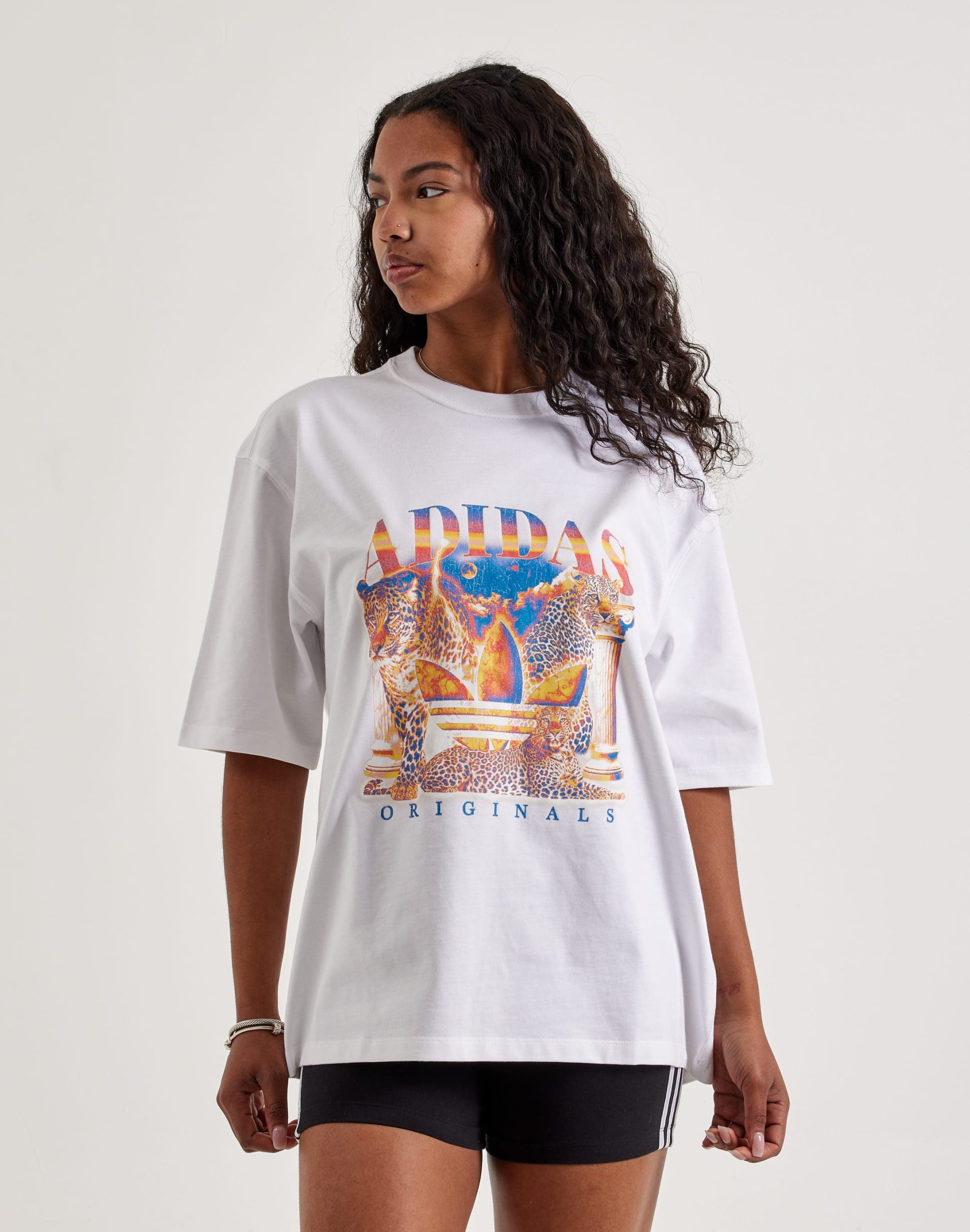 Adidas Leopard Graphic Tee