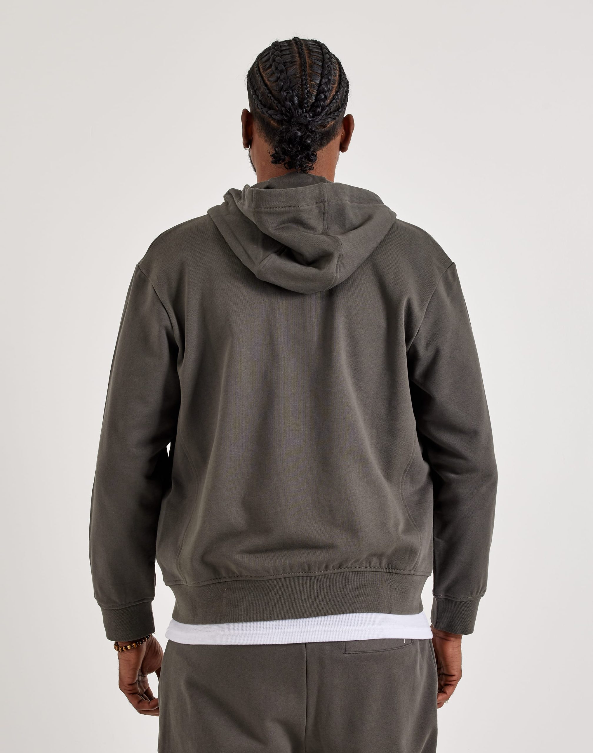 Armani Exchange Updated Milano Logo Fleece Full-Zip Hoodie - Image 4