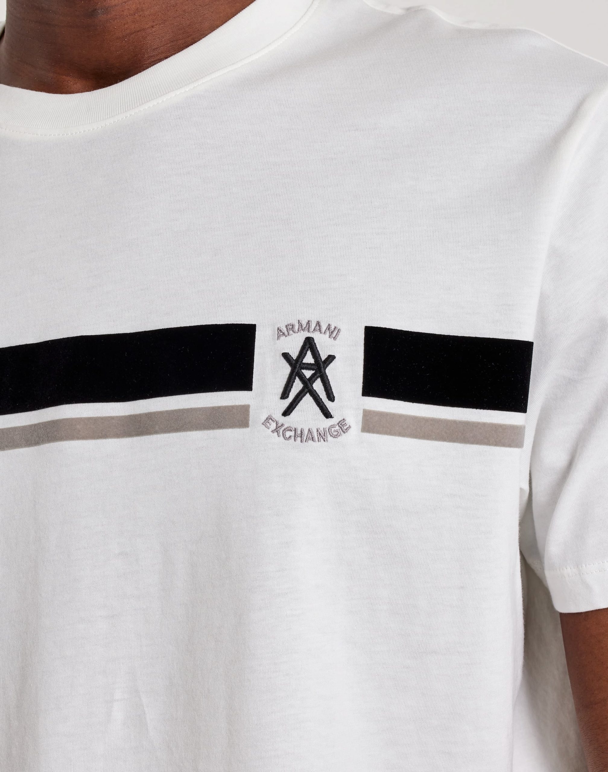 Armani Exchange Logo Stripe Tee - Image 2