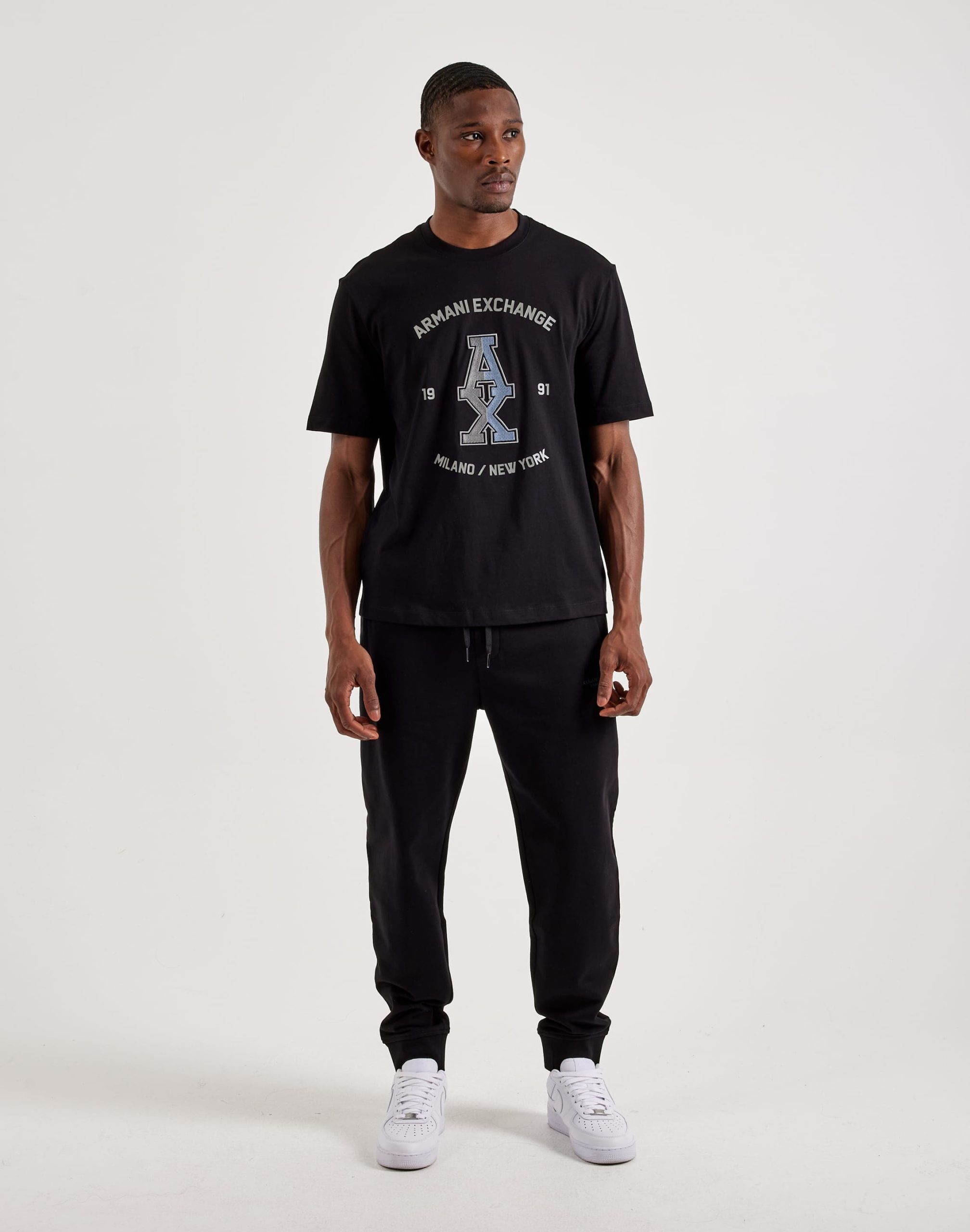 Armani Exchange Stacked Logo Tee - Image 4