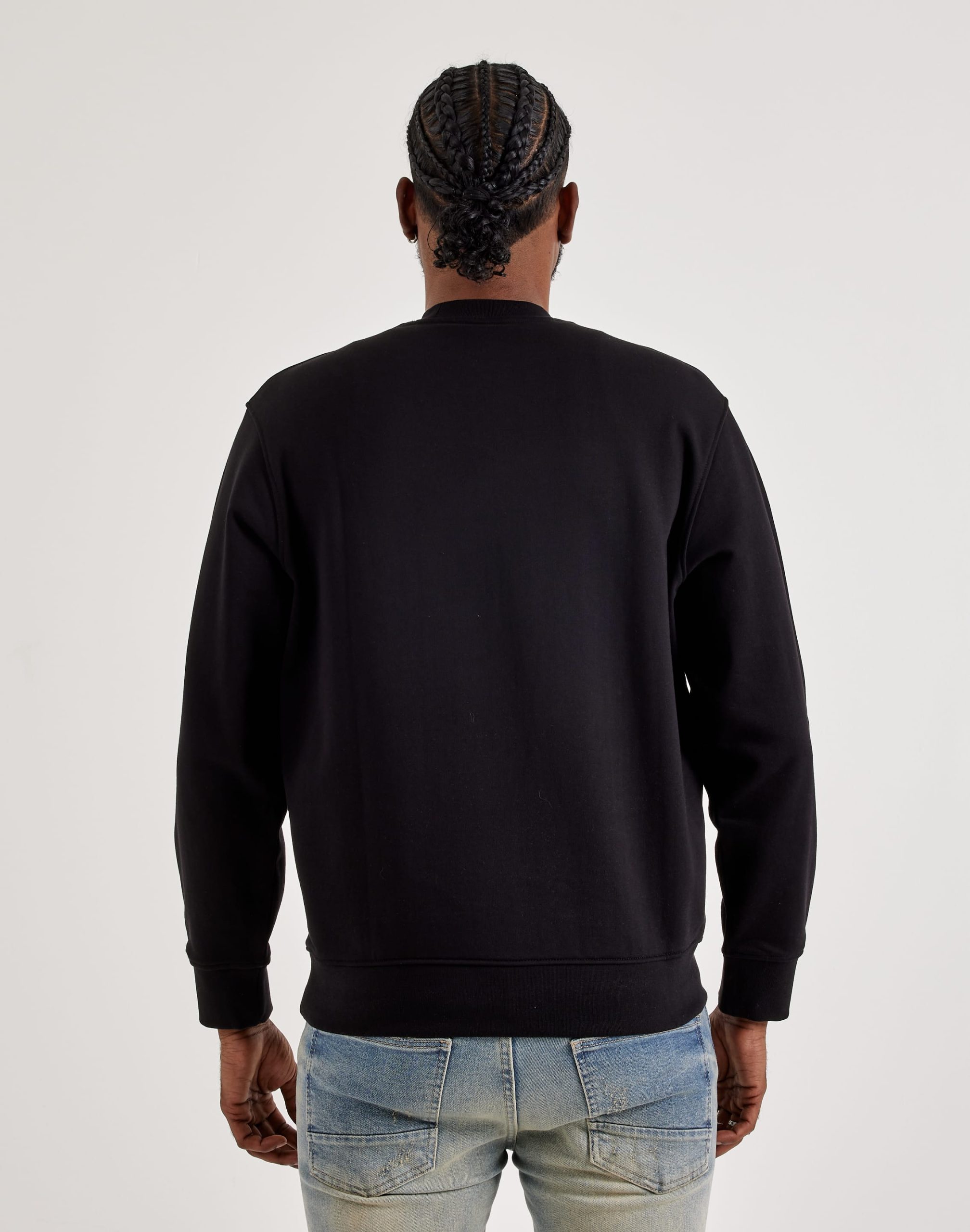 Armani Exchange Box Logo Fleece Crewneck Sweatshirt - Image 3