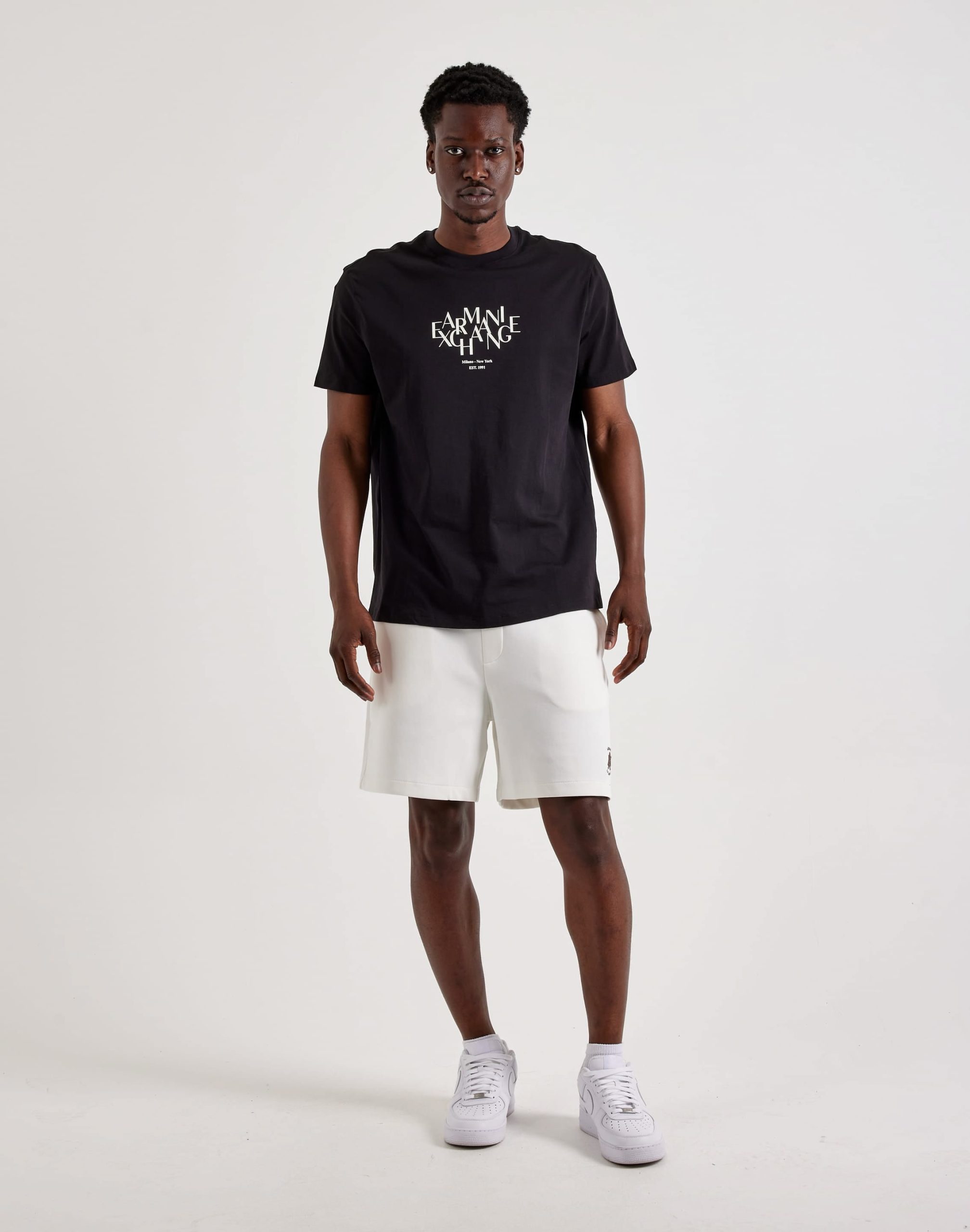Armani Exchange Block Letter Logo Tee - Image 4