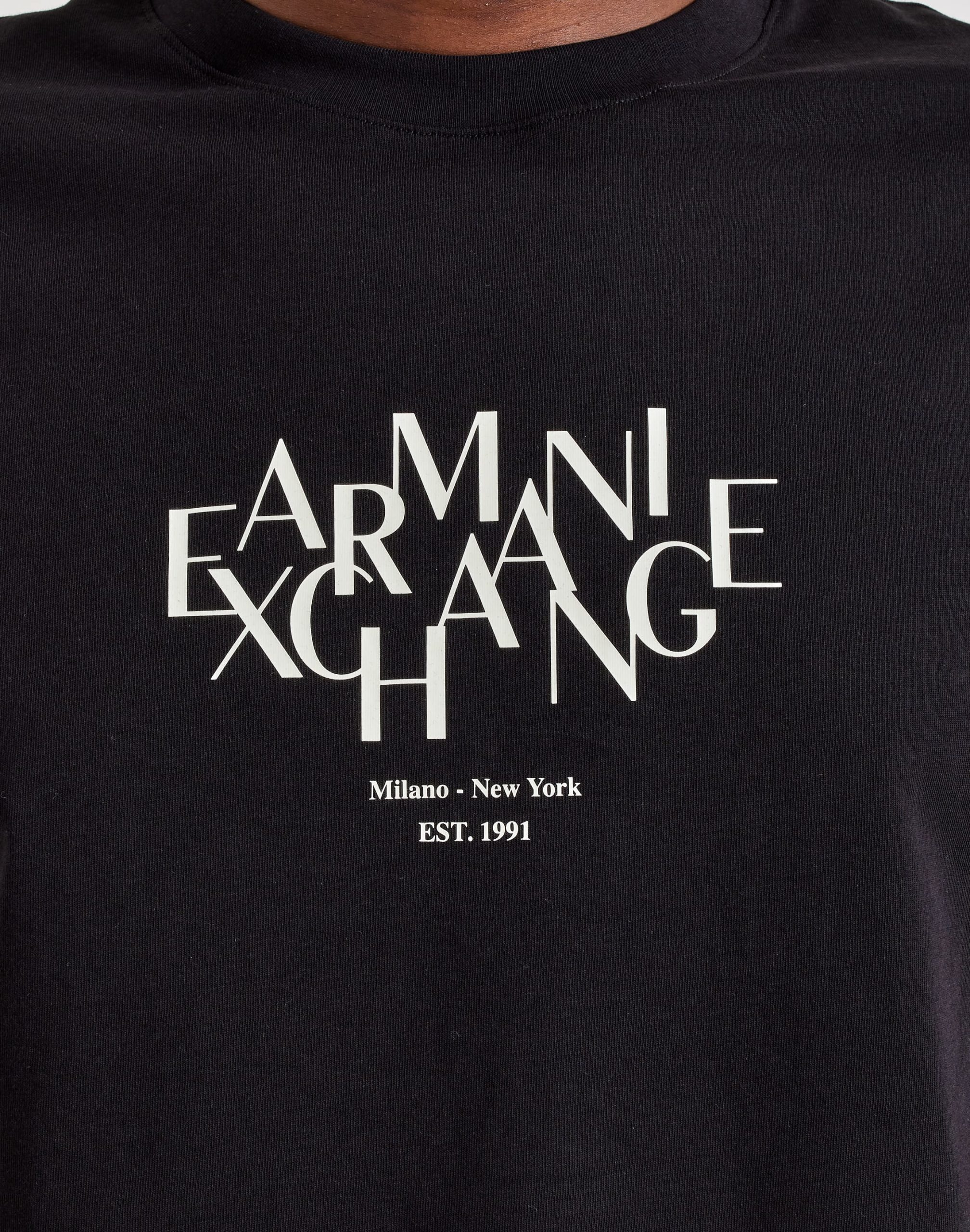 Armani Exchange Block Letter Logo Tee - Image 2