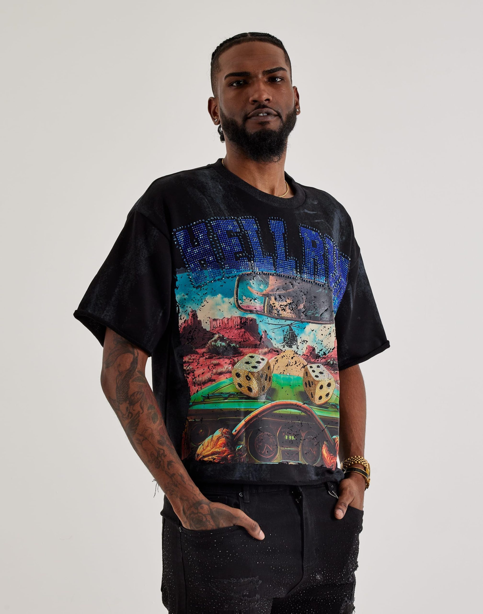 BKYS Hell Run Terry Cropped Tee