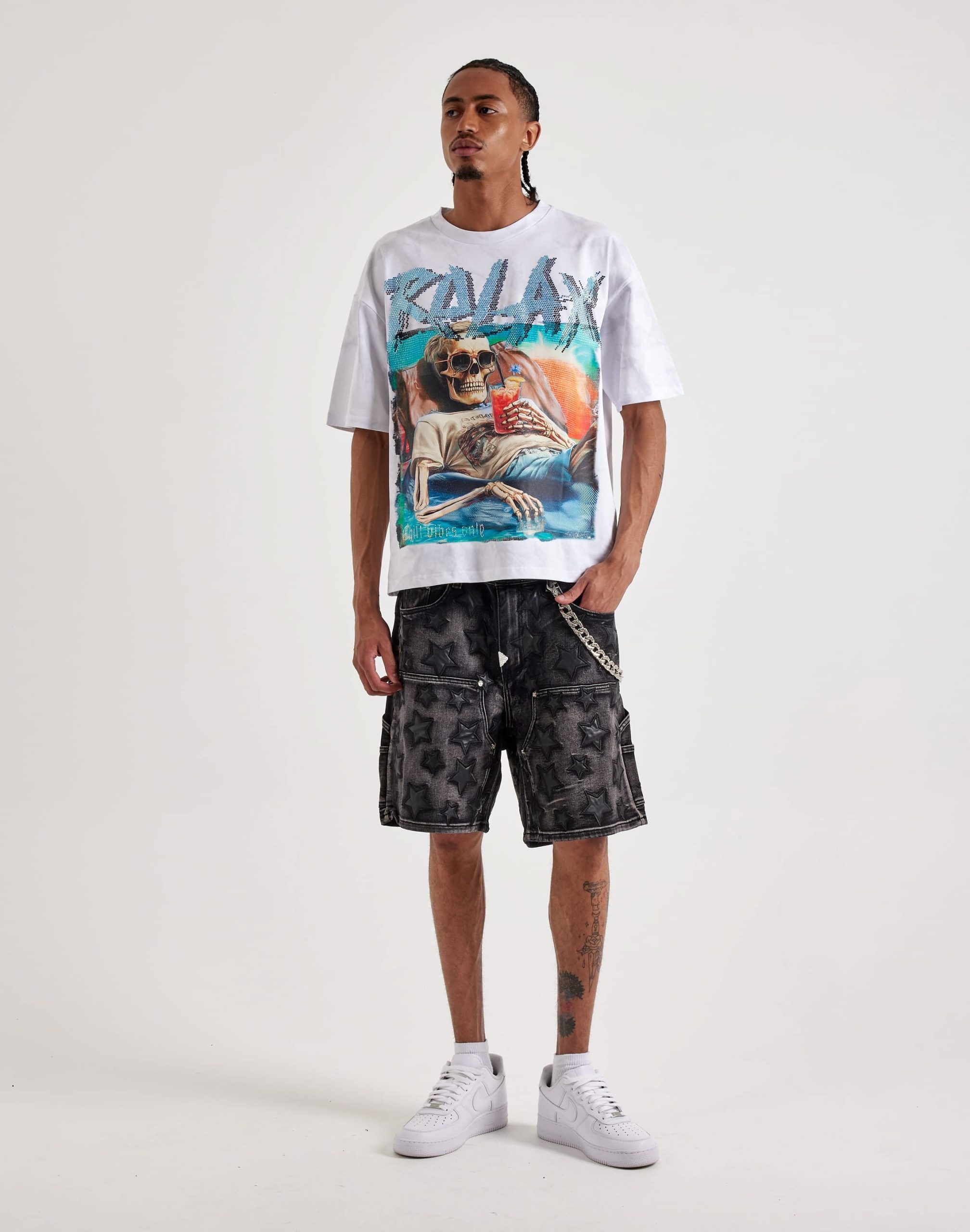 BKYS Relax Terry Cropped Tee - Image 5