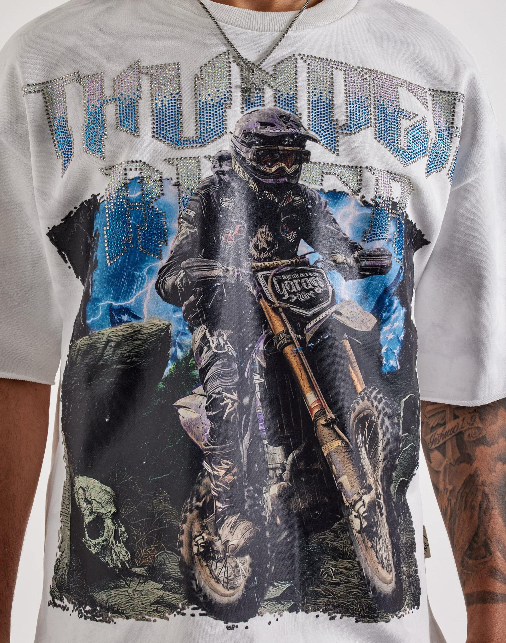 BKYS Thunder Ride Terry Cropped Tee - Image 3