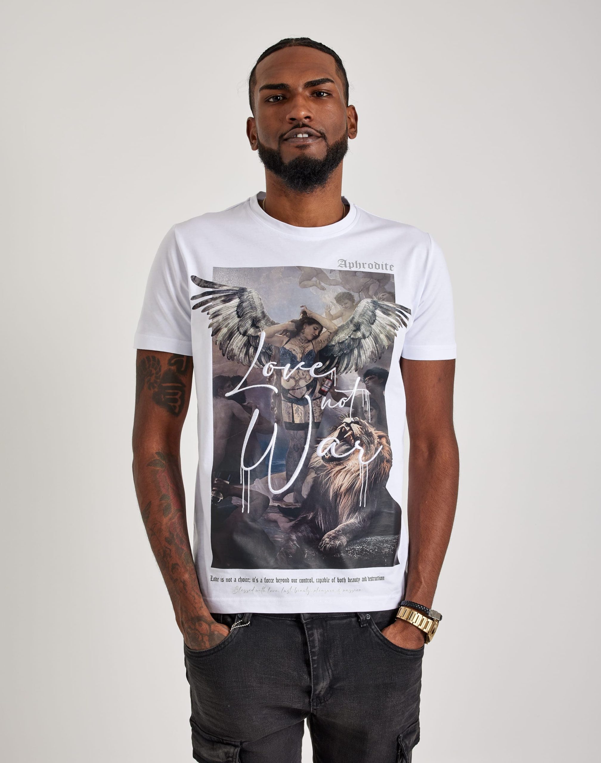 Blessed UK Aphrodite Love Not War Tee