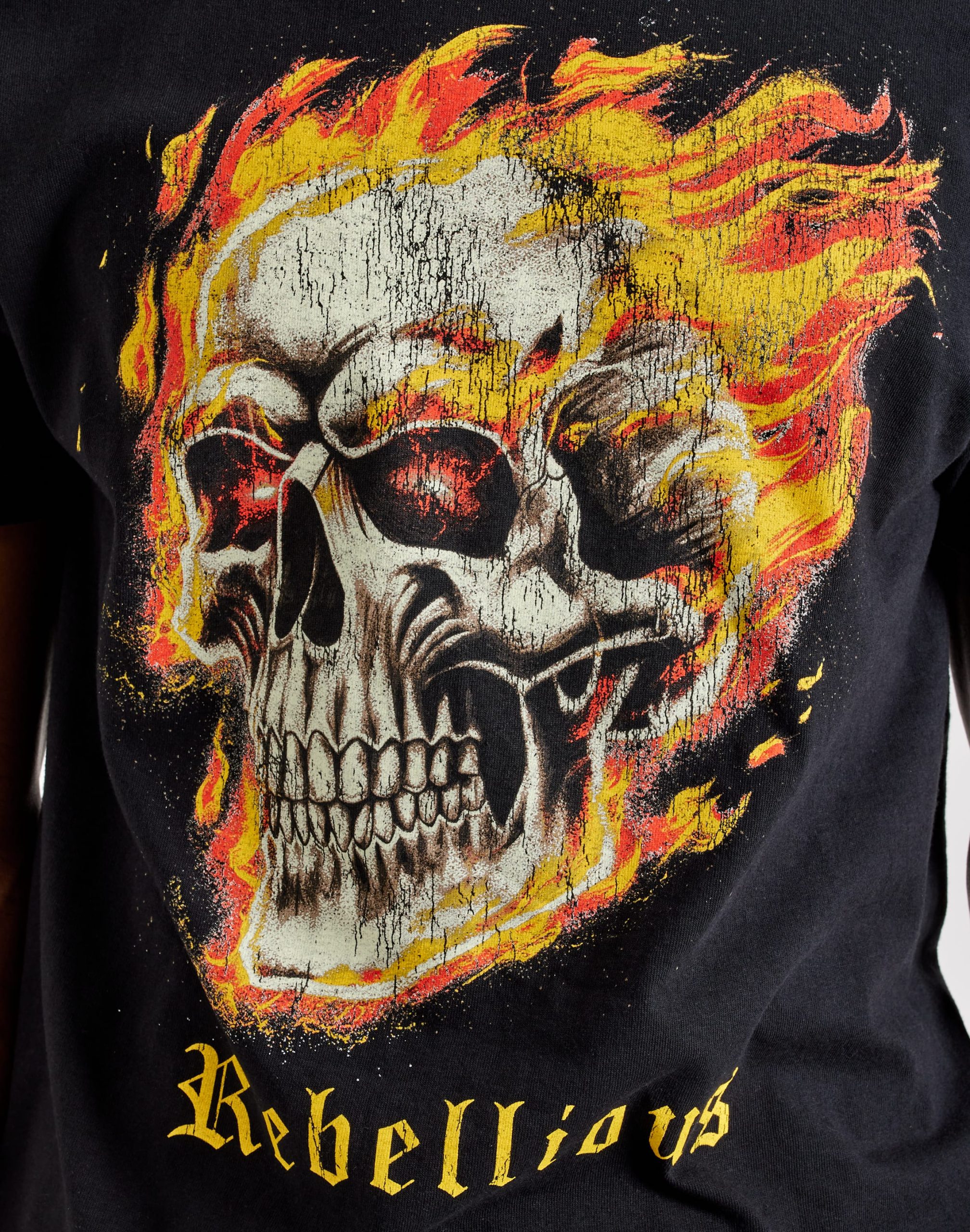BMG Skull On Fire Tee - Image 2