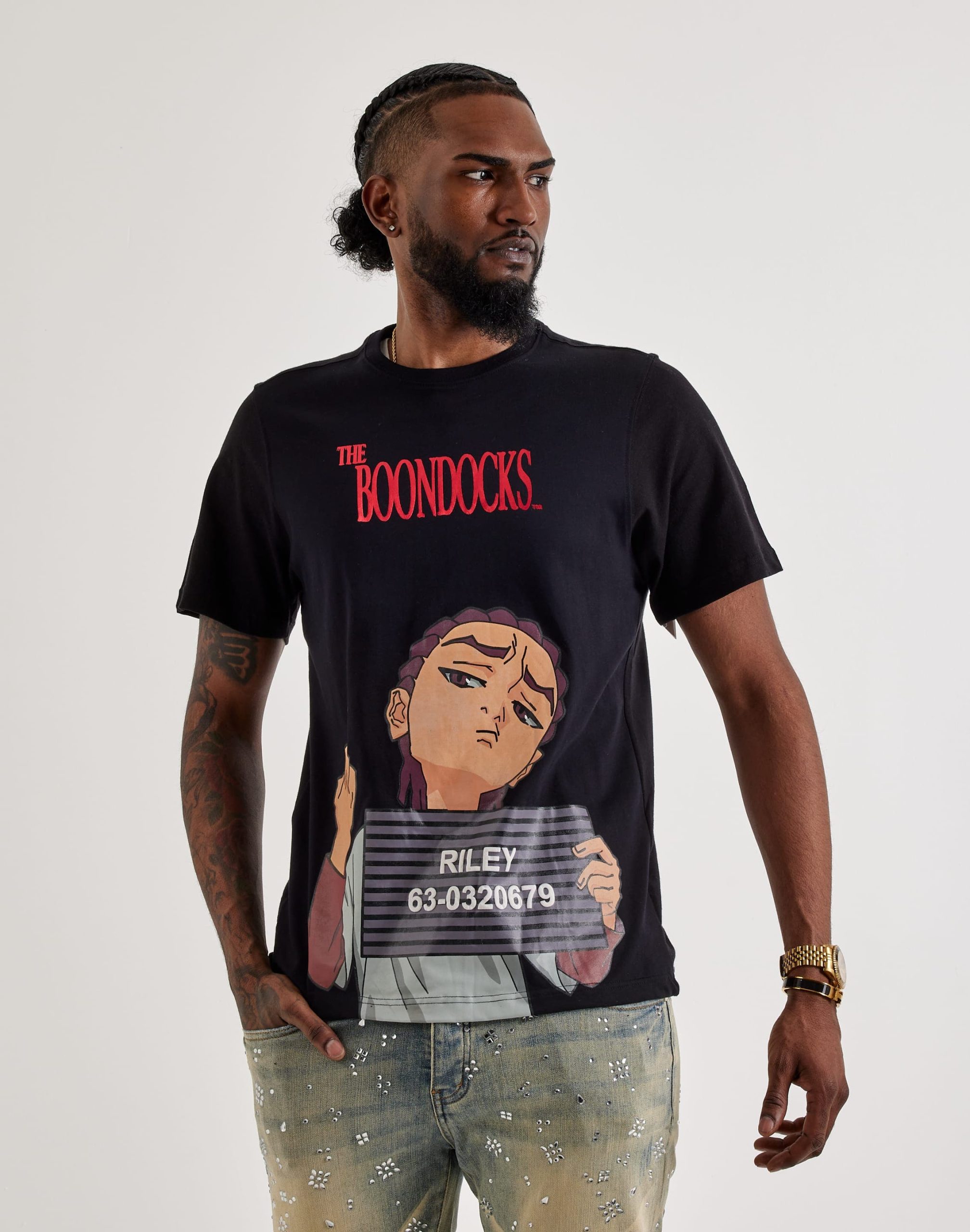 Virtual Threads The Boondocks Riley Mugshot Tee
