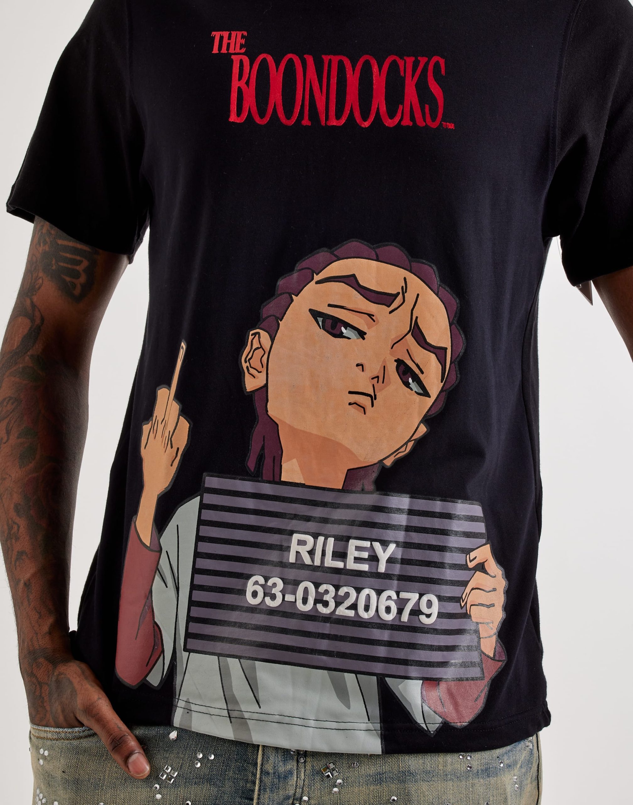 Virtual Threads The Boondocks Riley Mugshot Tee - Image 2