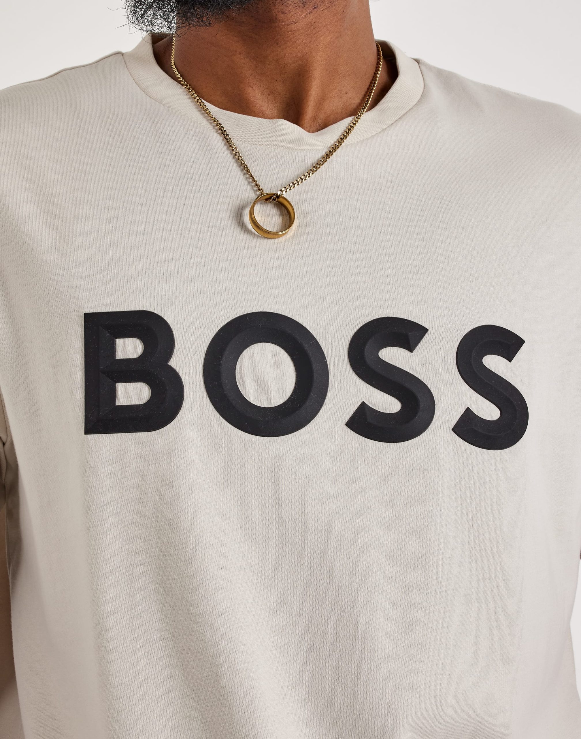 Boss Embossed Logo Tee - Image 2