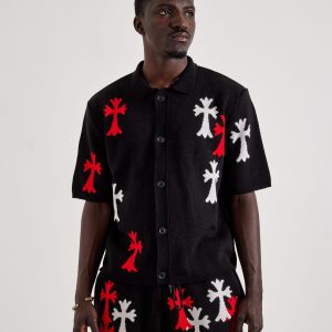 Chapter By Kohli Cross Knit Button Shirt