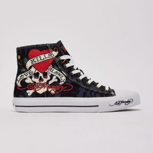 Ed Hardy Heart Skull Hi