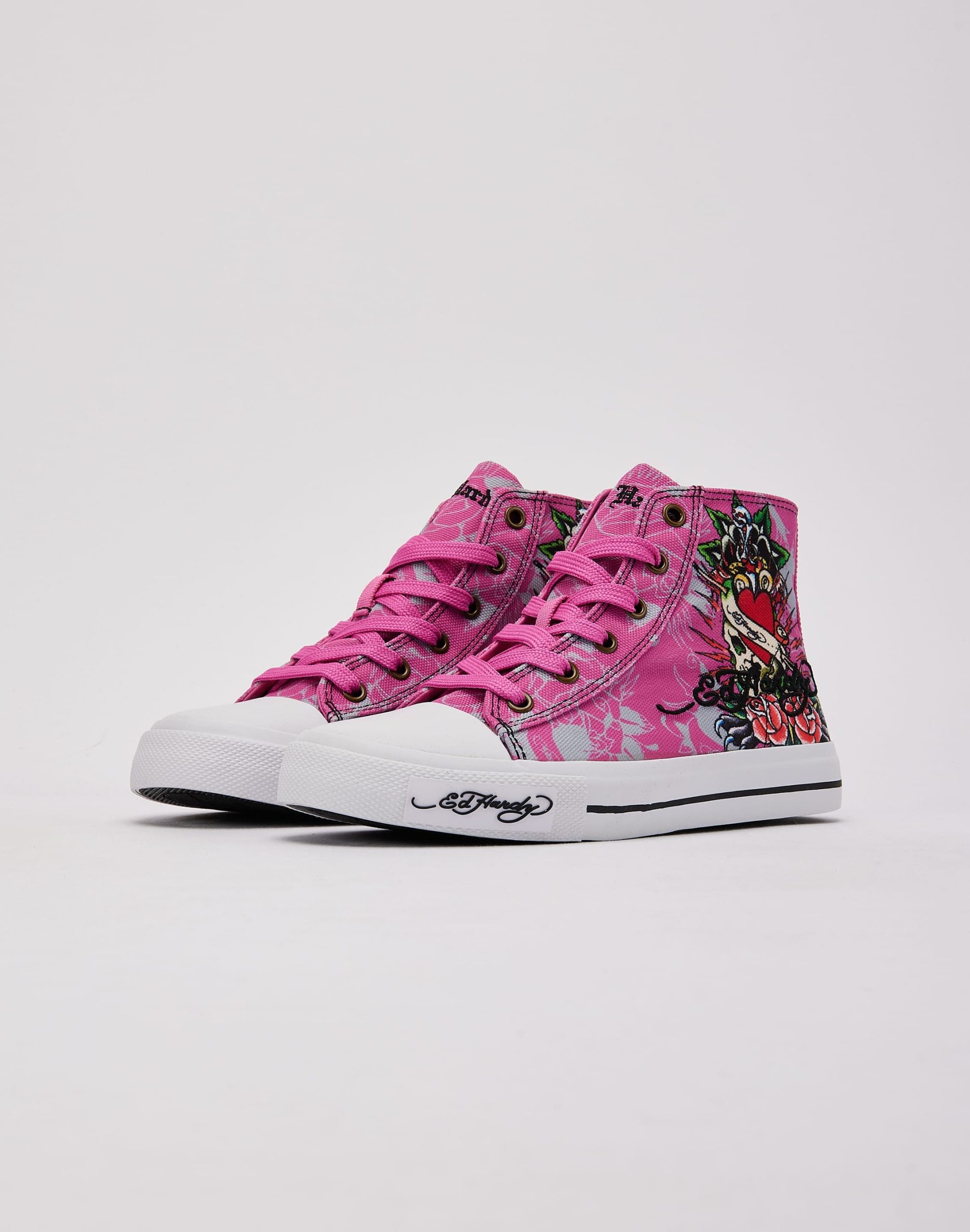 Ed Hardy Side Skull Hi Grade-School - Image 2