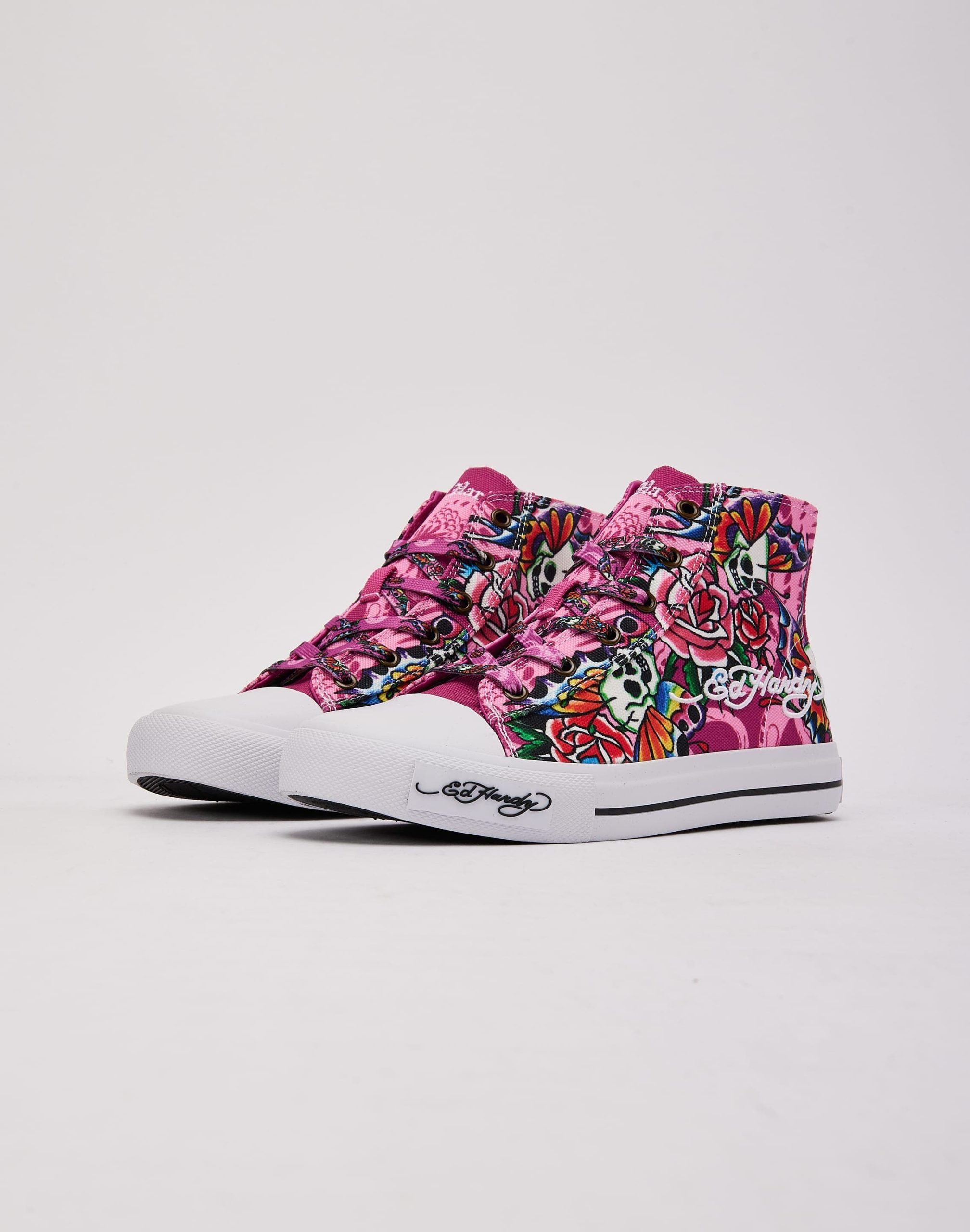 Ed Hardy Skull Butterfly Hi Grade-School - Image 2