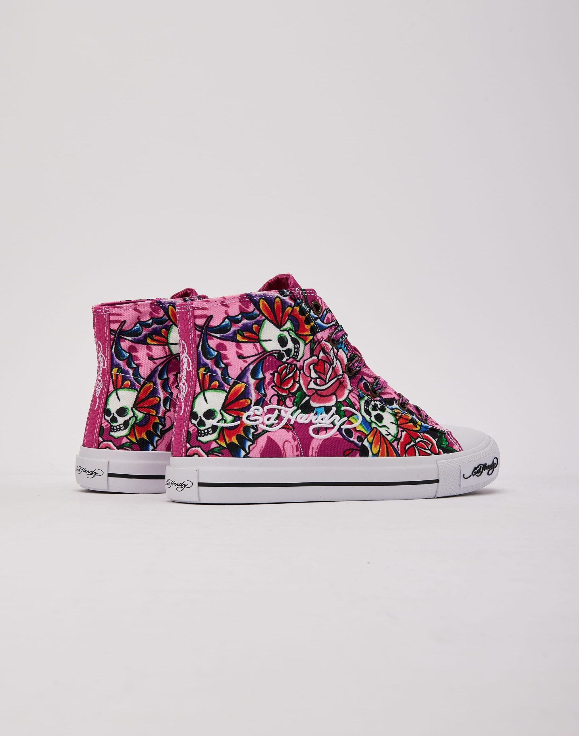 Ed Hardy Skull Butterfly Hi Grade-School - Image 3