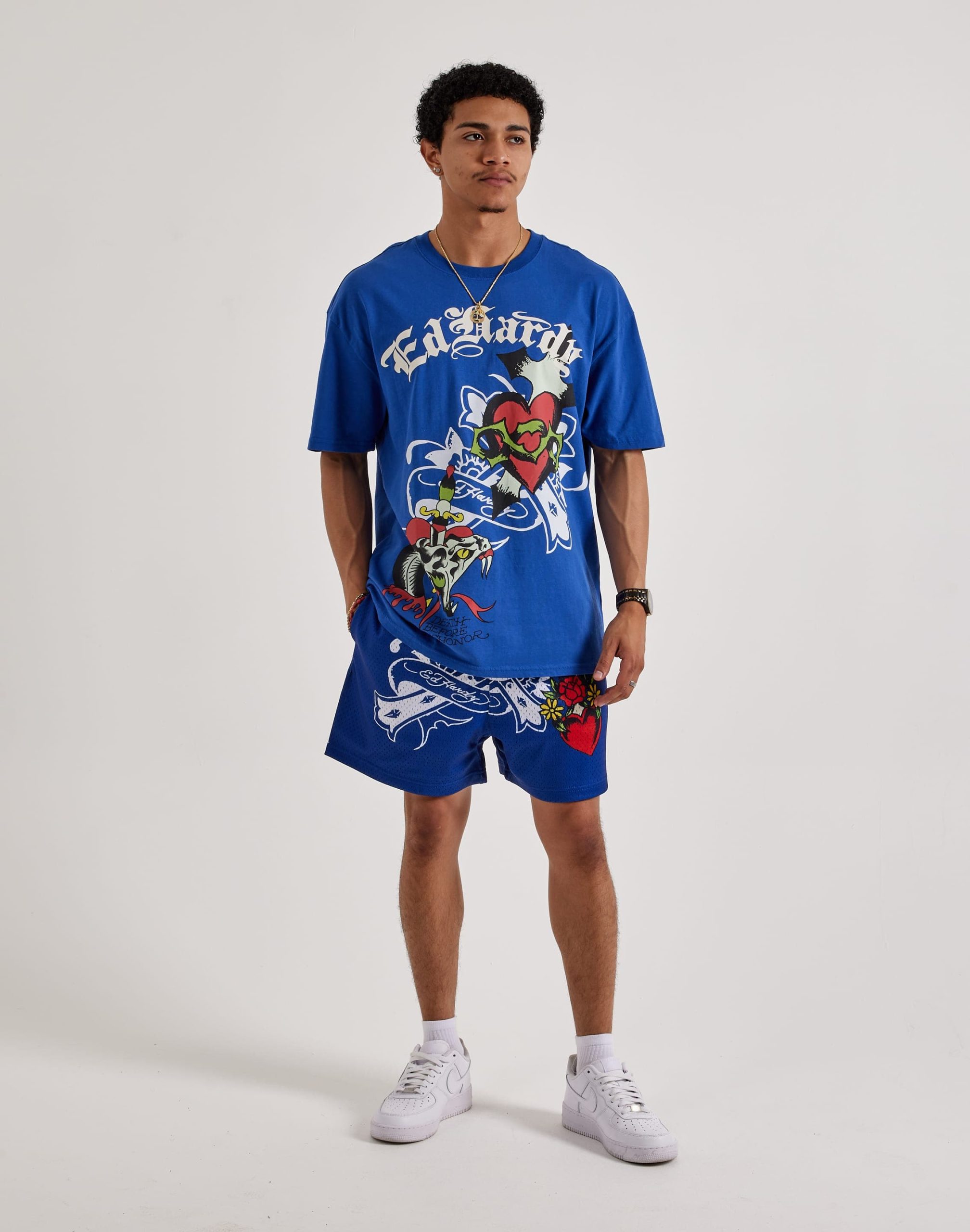 Ed Hardy Cross Heart Boxy Tee - Image 4