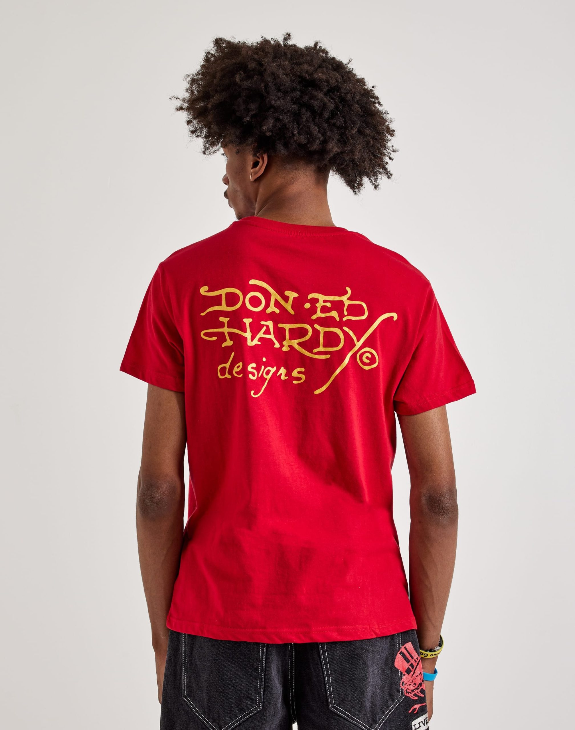 Ed Hardy Tiger Skull Shorts Sleeve Tee - Image 3