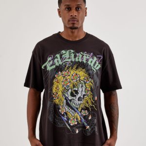 Ed Hardy Crazy Skull Tee