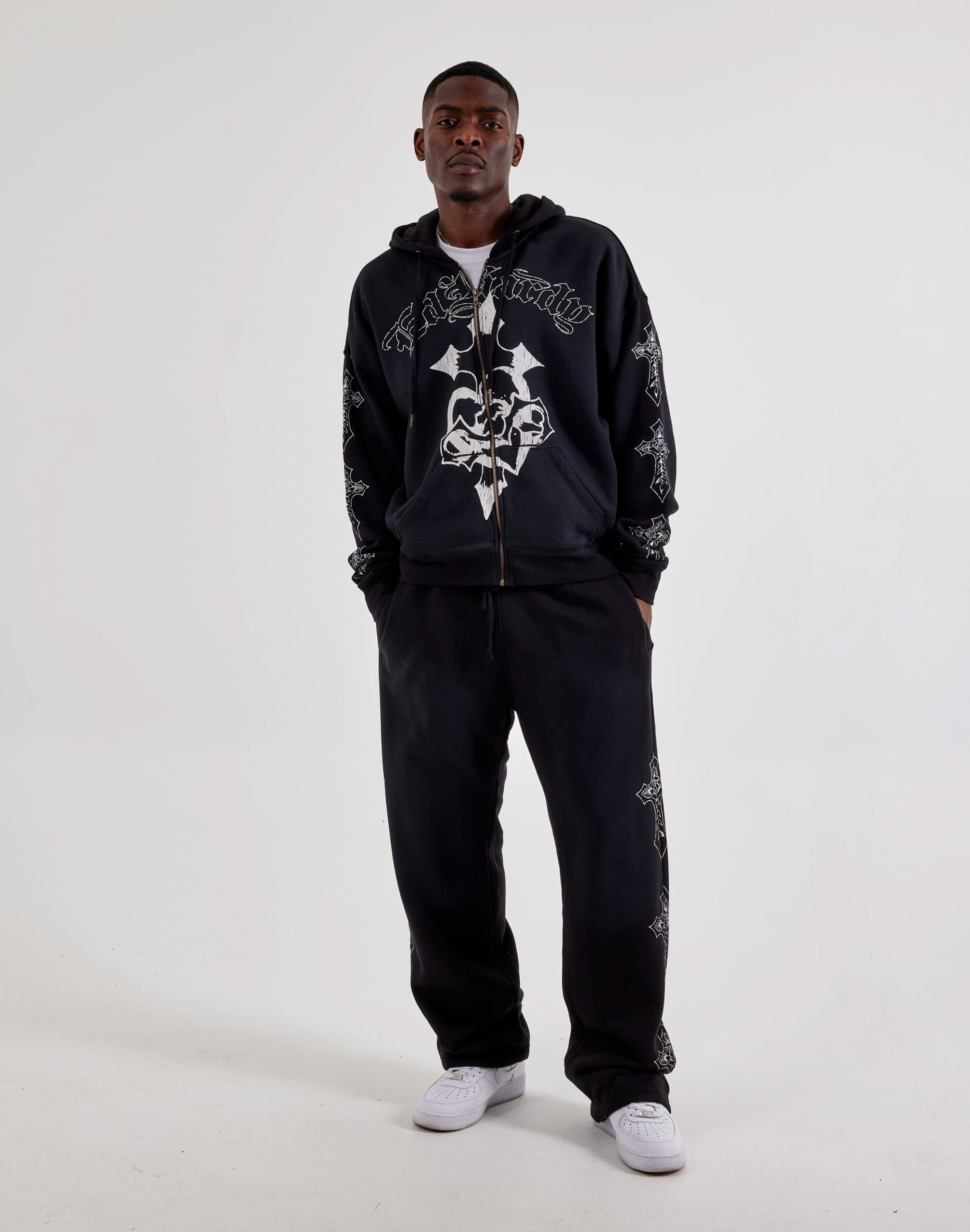 Ed Hardy Full-Zip Fleece Hoodie - Image 5