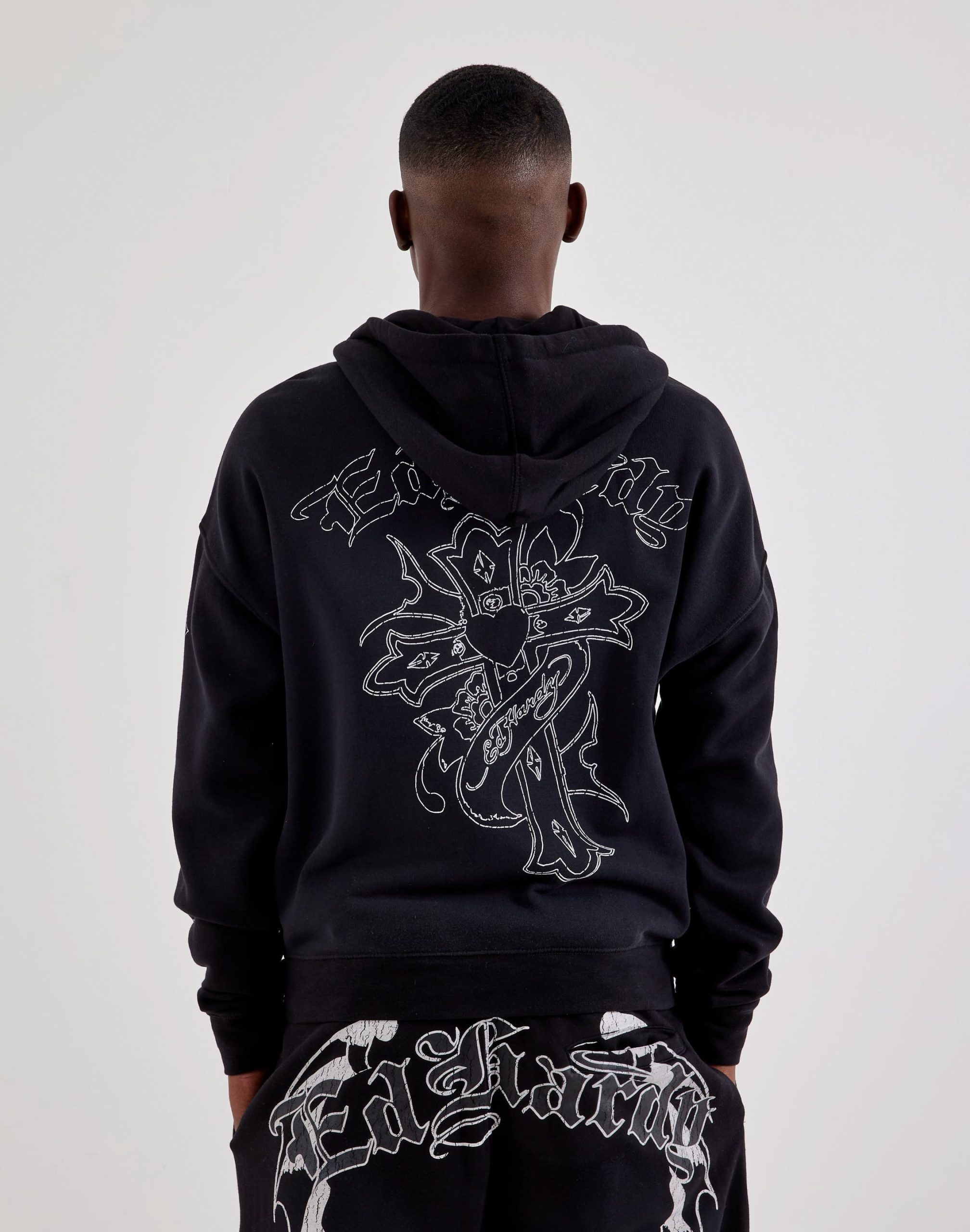 Ed Hardy Full-Zip Fleece Hoodie - Image 2