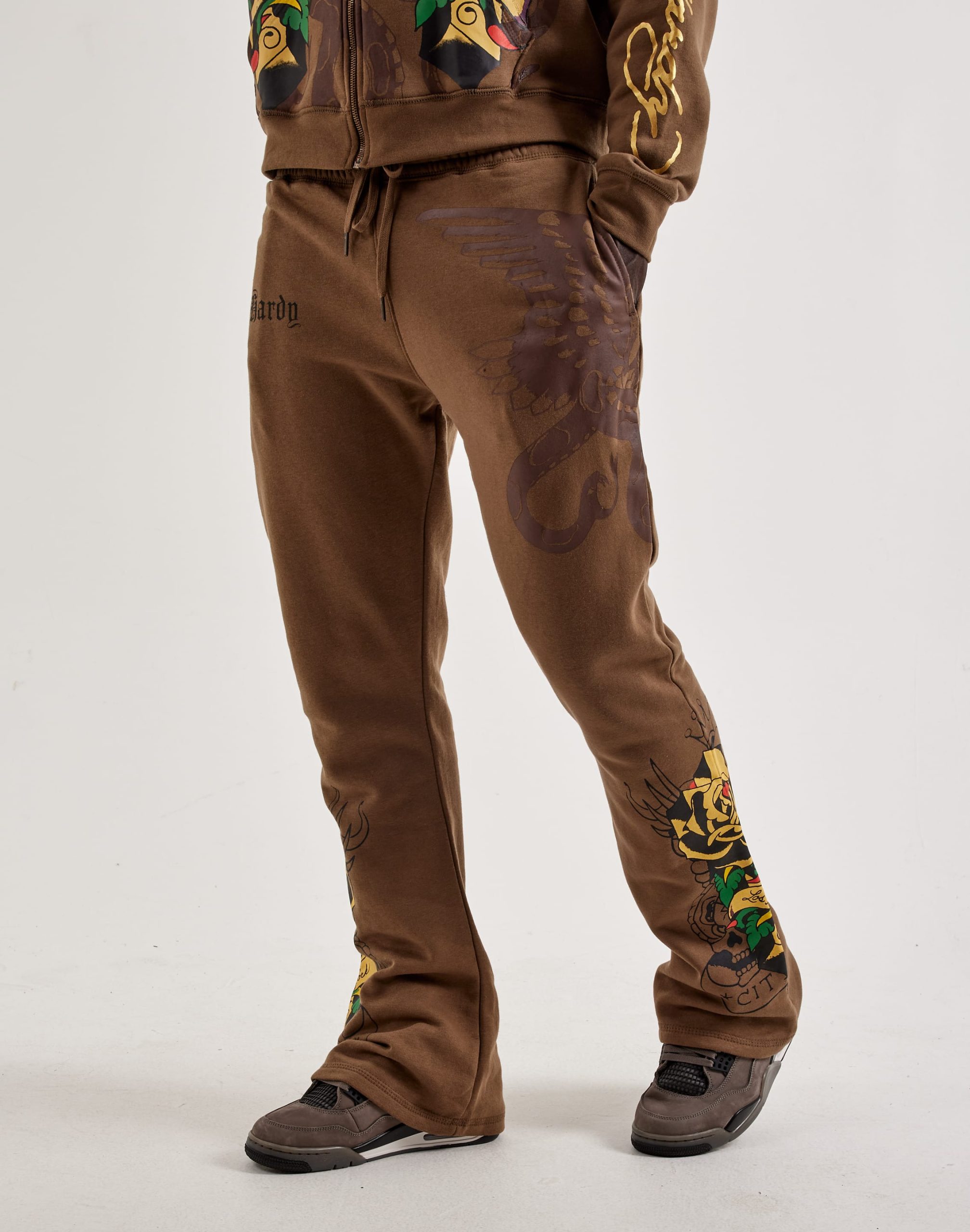 Ed Hardy Bootcut Fleece Sweatpants - Image 2