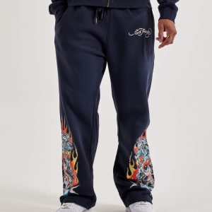 Ed Hardy Tiger Baggy Fleece Sweatpants
