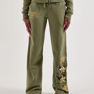 Ed Hardy Cobra Flame Fleece Sweatpants
