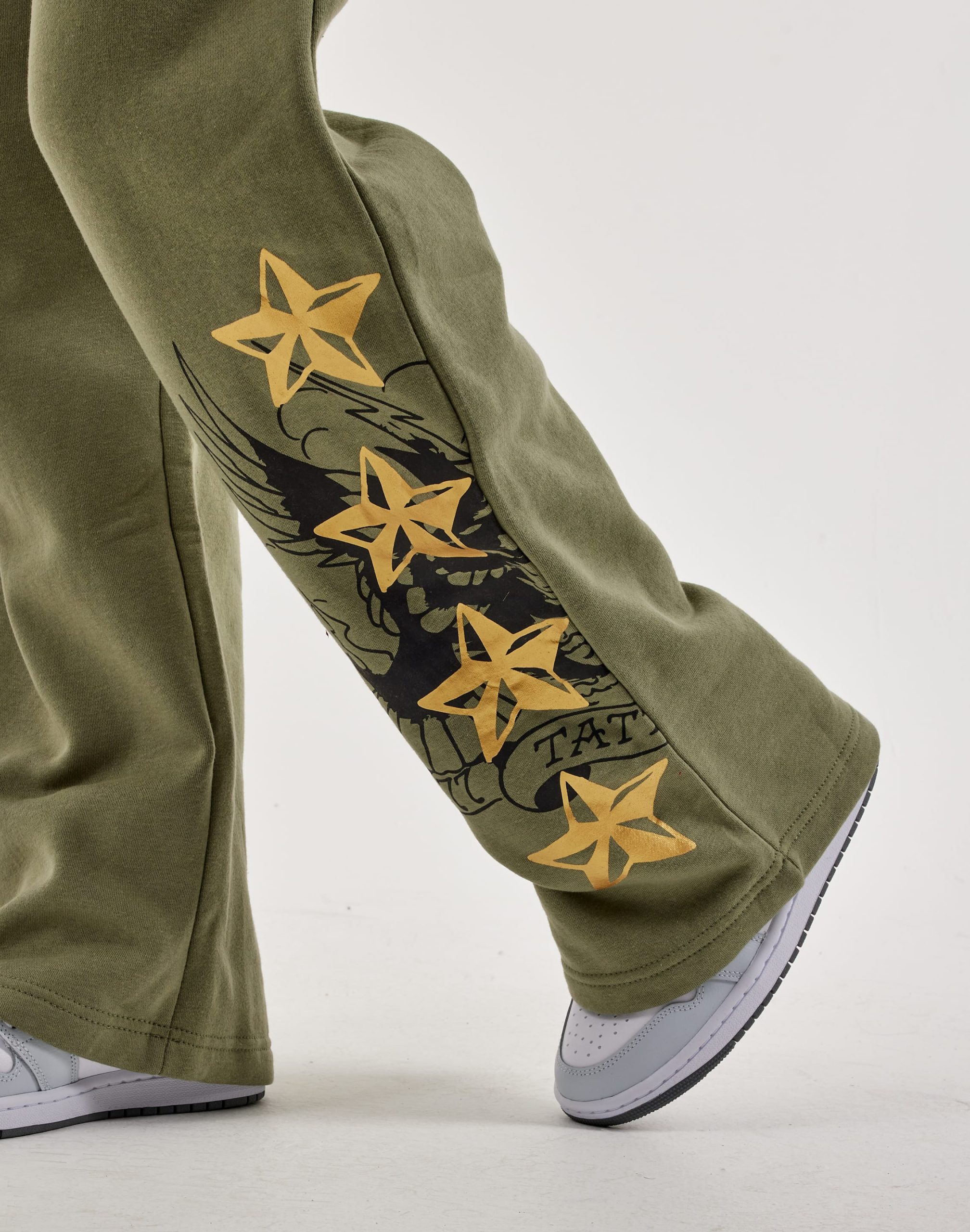 Ed Hardy Cobra Flame Fleece Sweatpants - Image 4