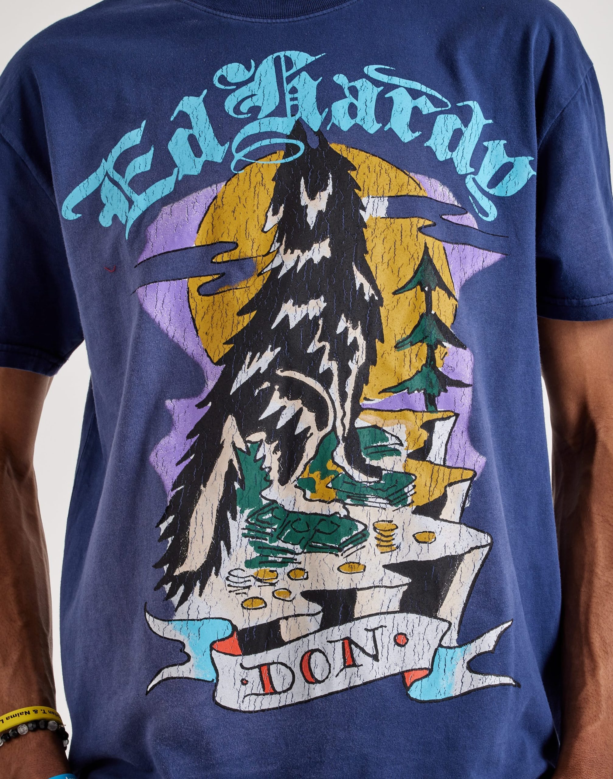 Ed Hardy Don Wolf Short Sleeve Boxy Tee - Image 2