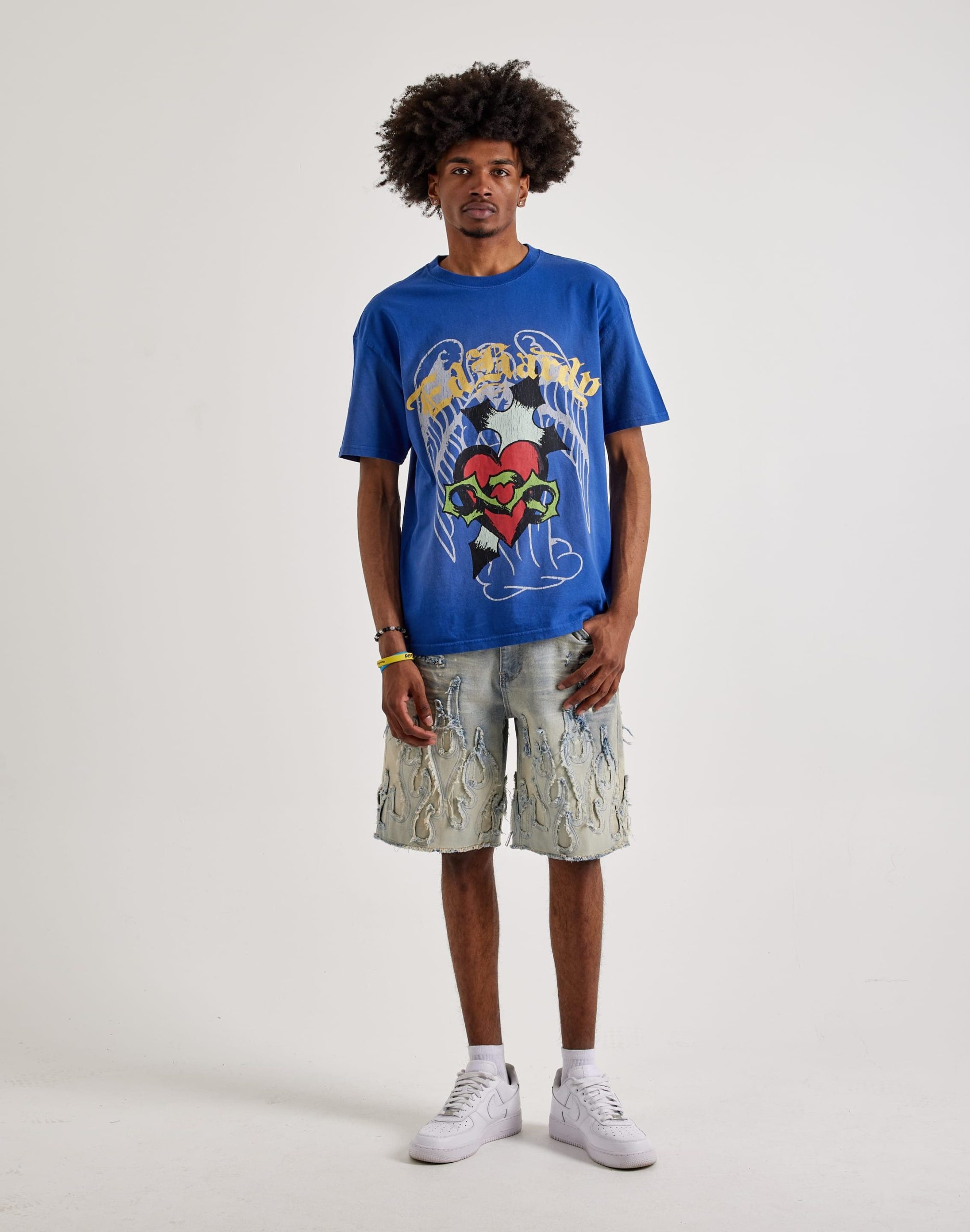 Ed Hardy Sacred Heart Washed Boxy Tee - Image 4
