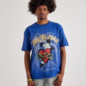 Ed Hardy  Sacred Heart Washed Boxy Tee
