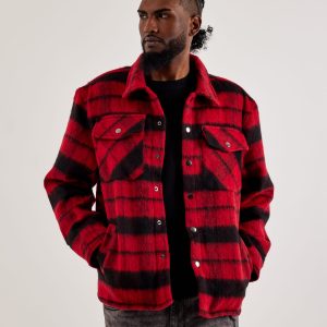 EPTM Plaid Button-Up Jacket