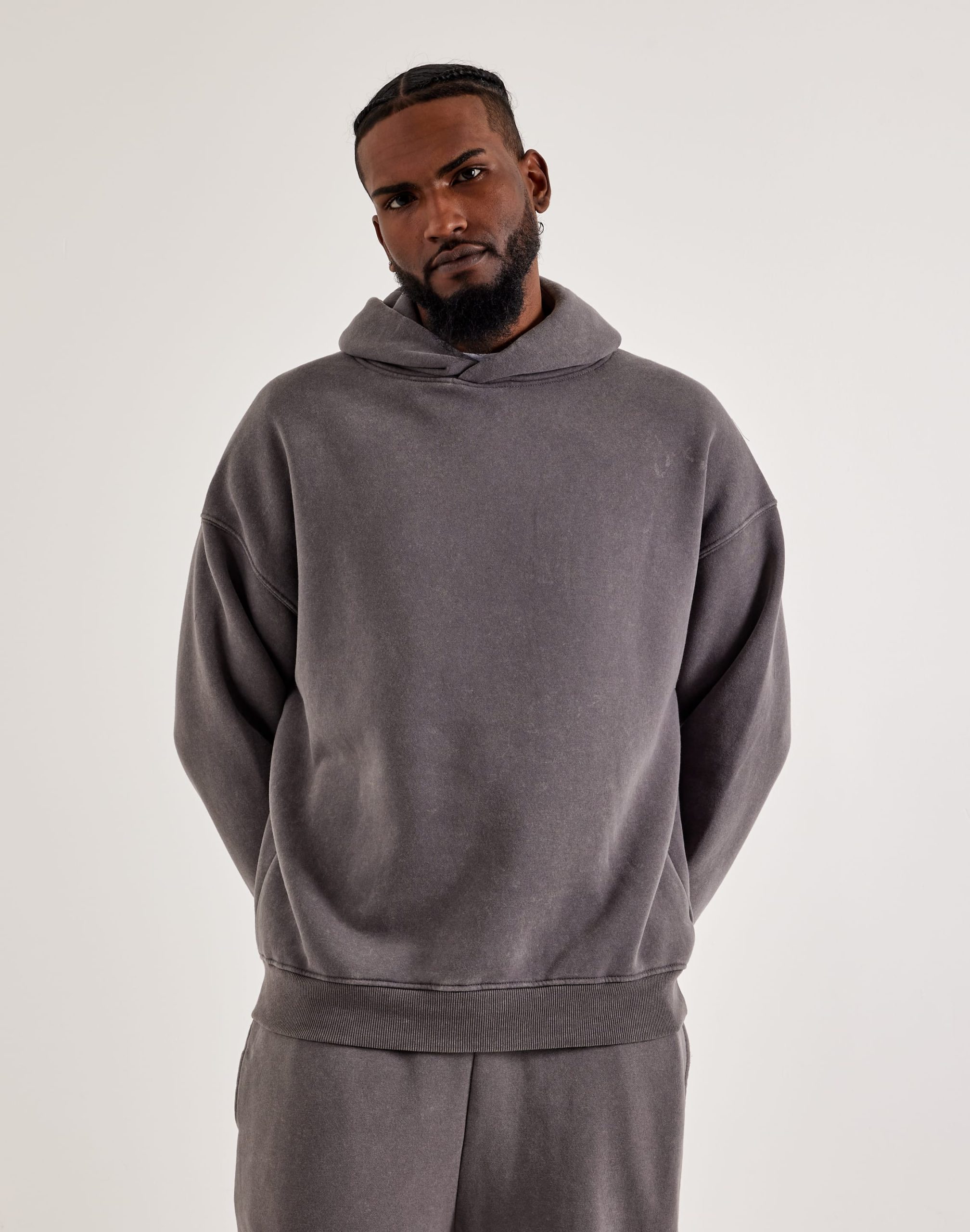 DH Essentials Acid Washed Hoodie - Image 3