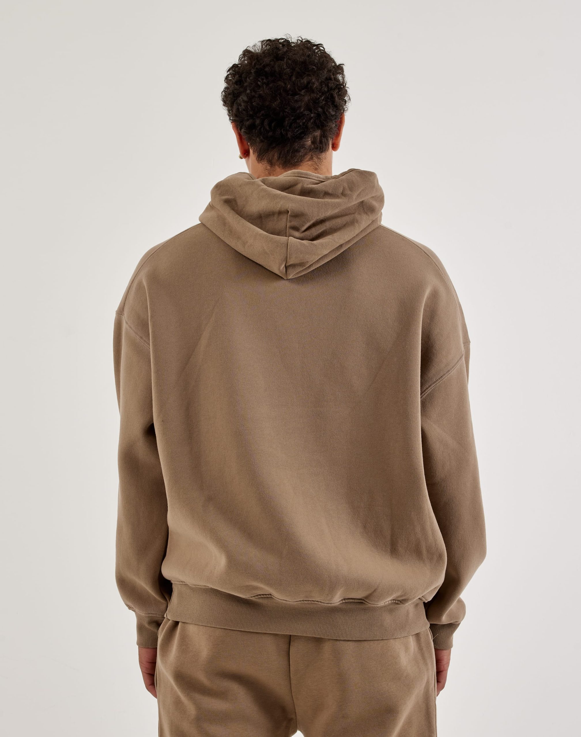 DH Essentials Acid Wash Fleece Pullover Hoodie - Image 2