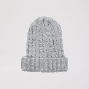 Kim And Bae Cable Cuff Beanie