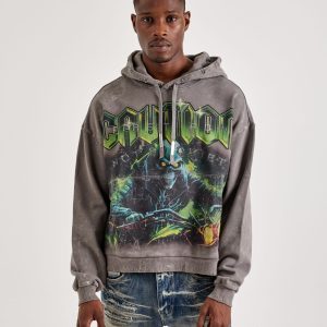 First Row Caution Fleece Hoodie