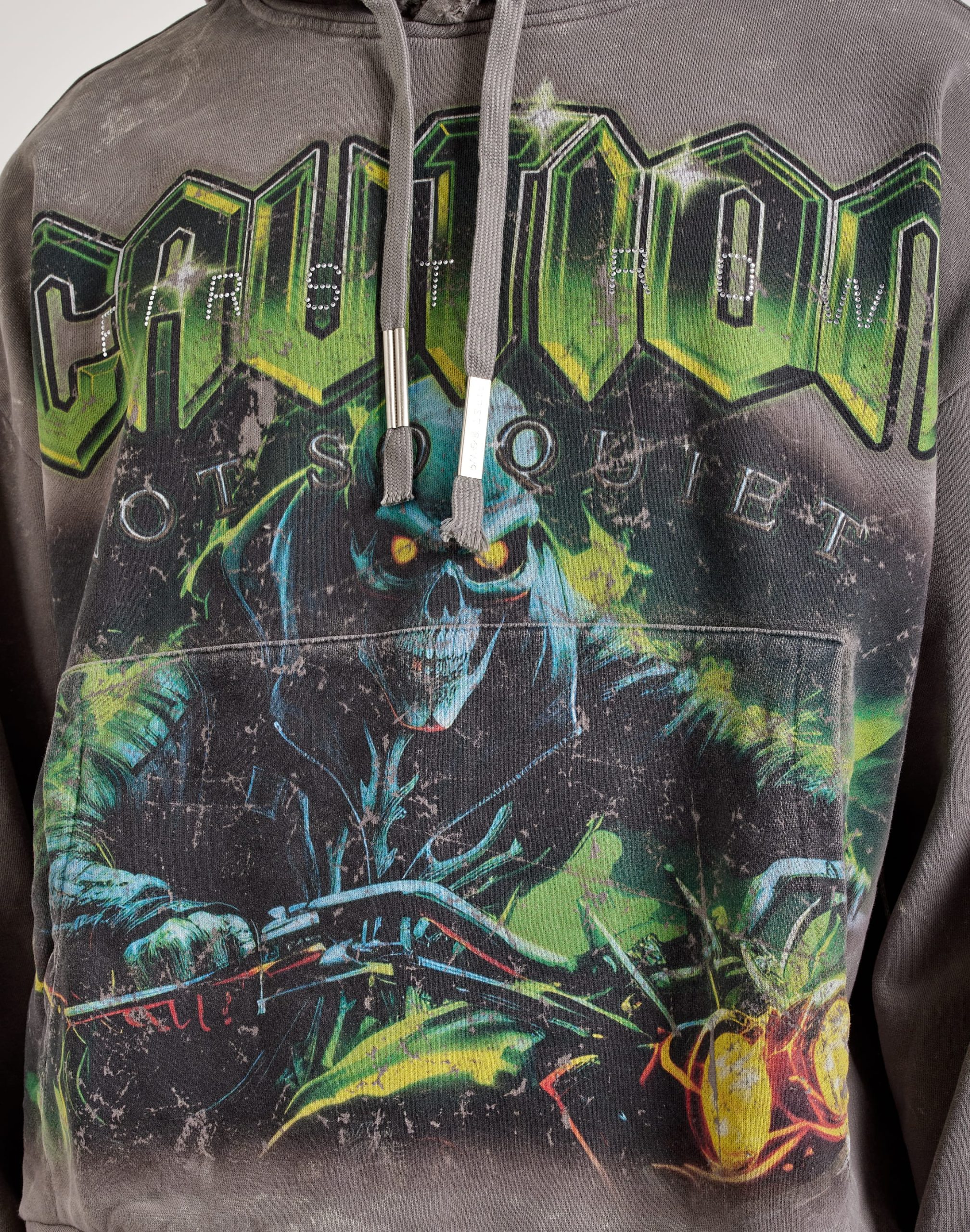 First Row Caution Fleece Hoodie - Image 2
