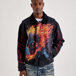 First Row Skull Workwear Jacket