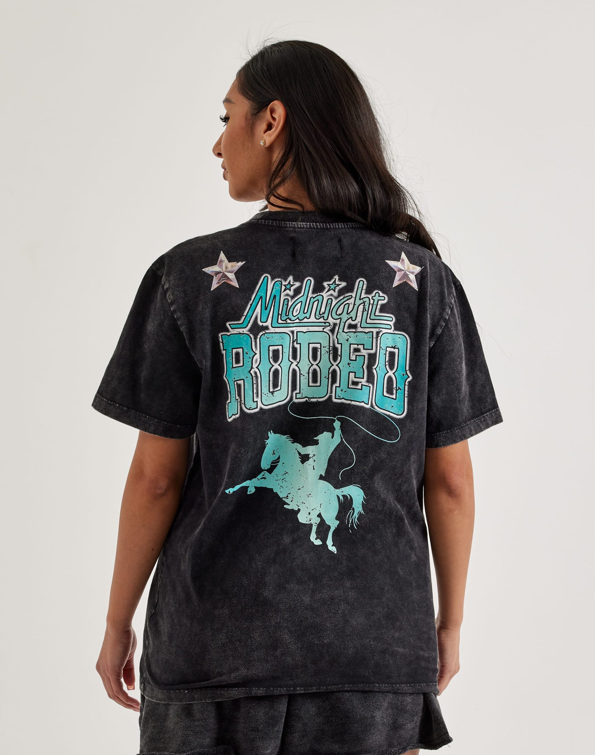 First Row Washed Graphic Tee - Image 2