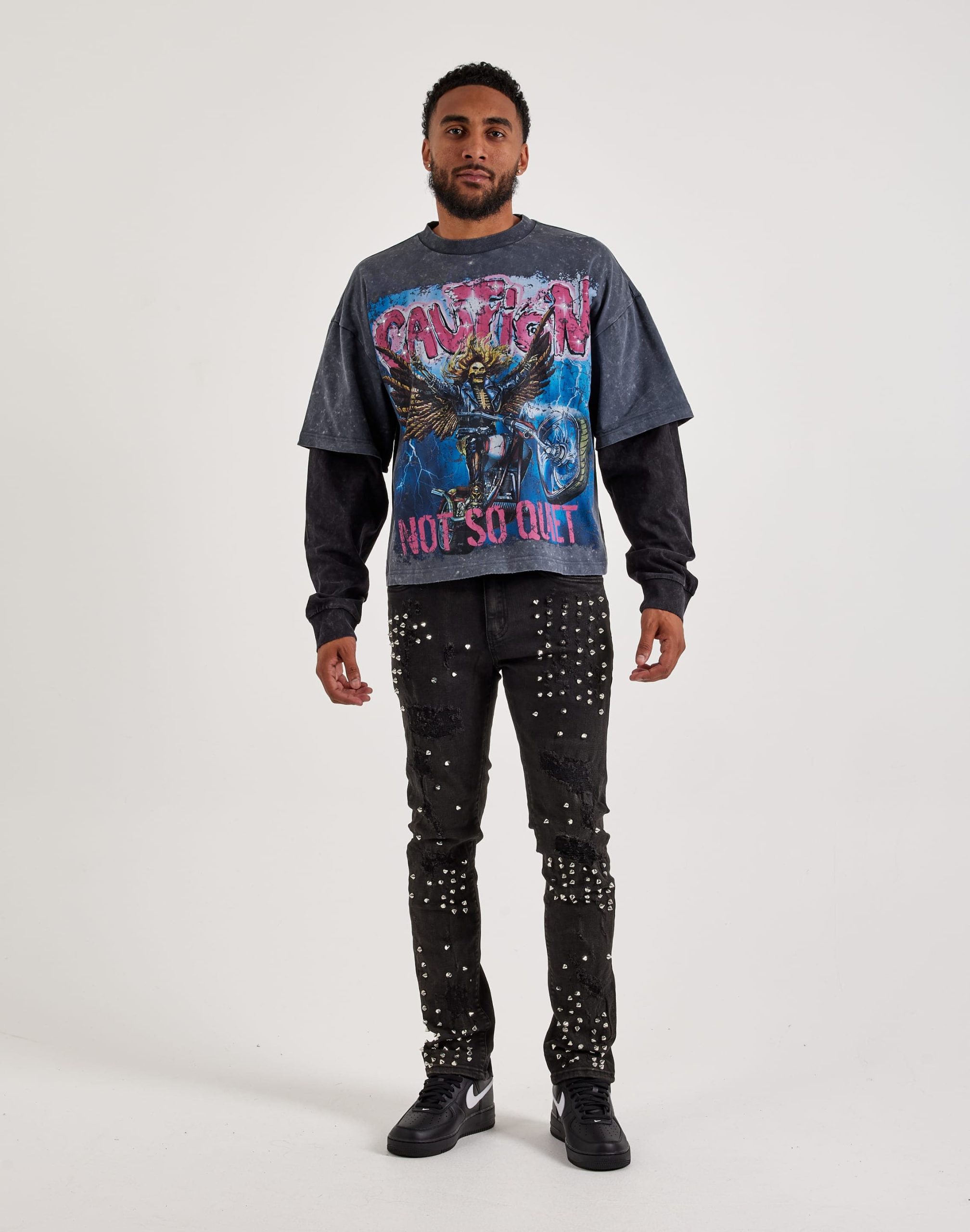 First Row Caution Long-Sleeve Tee - Image 4
