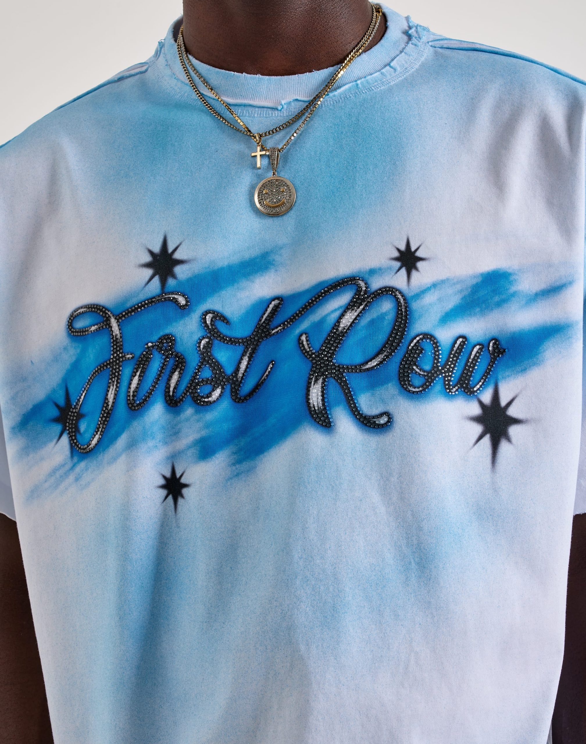 First Row Escapes Rhinestone Tee - Image 3