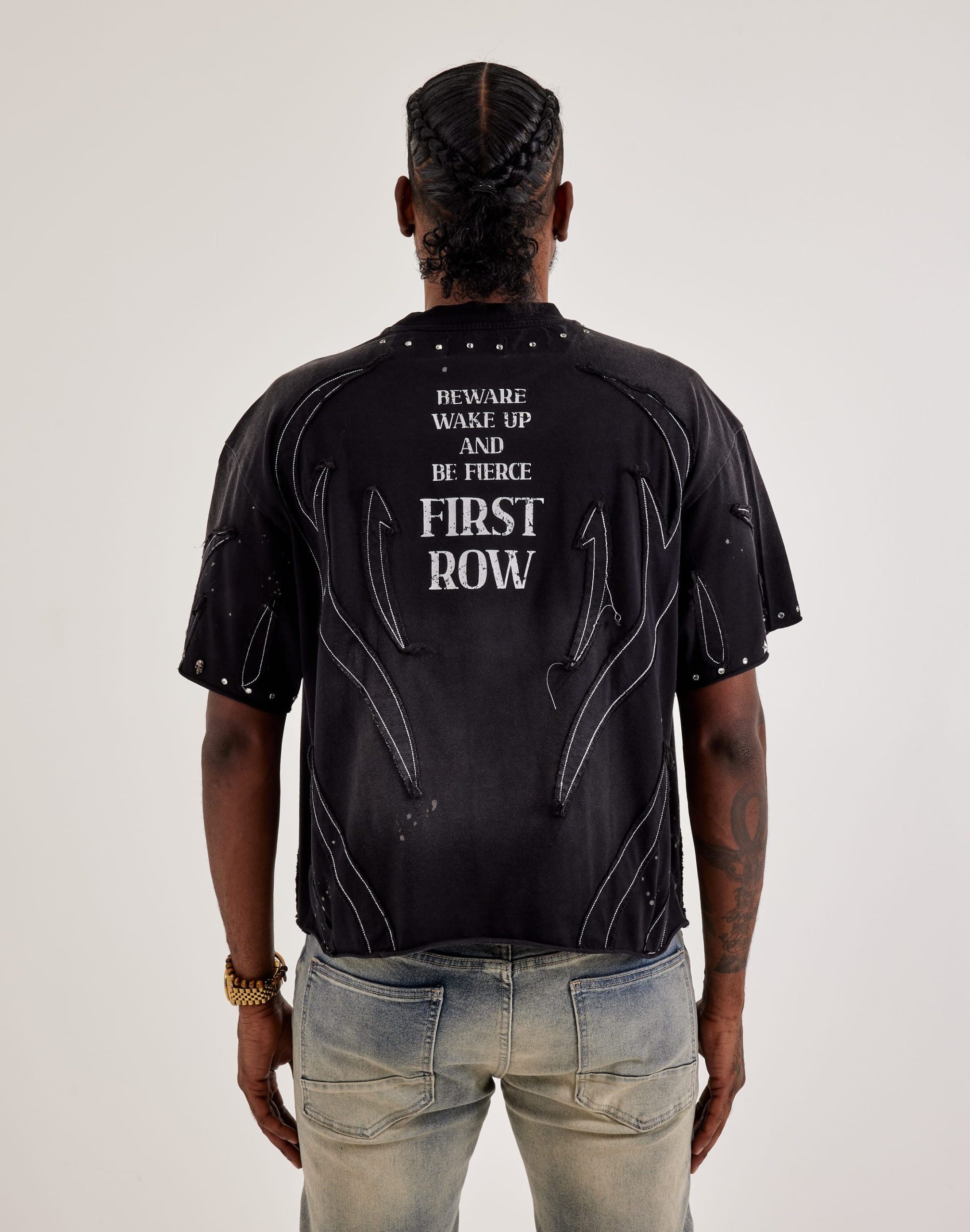 First Row Scorpion Cut-Up Tee - Image 3