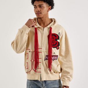 For The Fan Clark Atlanta University Honor Full-Zip Fleece Hoodie