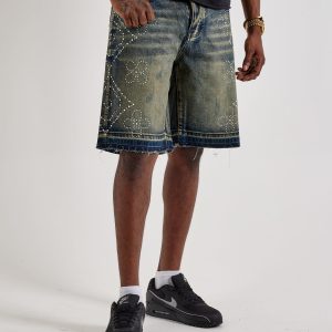 GFTD LA Pearl Denim Shorts