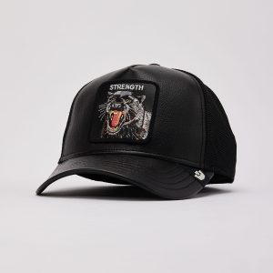 Goorin Bros Faux Leather Panther Trucker Hat