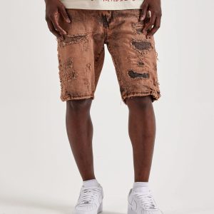 Grindhouse Distressed Denim Shorts